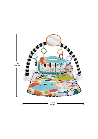 Fisher-Price Neşeli Hayvanlar Piyanolu Jimnastik Merkezi HWY49