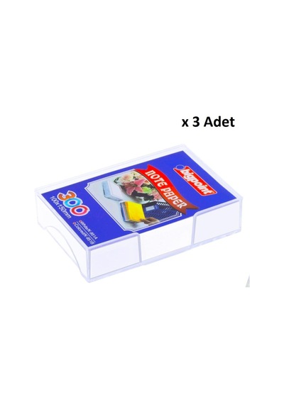Bigpoint Akrilik Küp Notluk Dolu Beyaz 100x150mm X 3 Adet