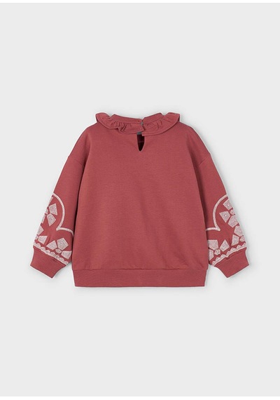 Mayoral Kışlık Kız Çocuk Uzun Kol Sweat - Koyu Kiremit Mayoral Kışlık Kız Çocuk Uzun Kol Sweat - Koyu Kiremit