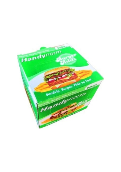 Naksan Handynorm Hamburger Poşeti (Burger Kılıfı) 2000 Adet