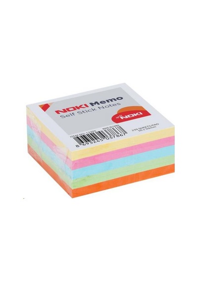 50 50 Yapışkanlı Mini Not Kağıdı Pastel Renk 250 Li