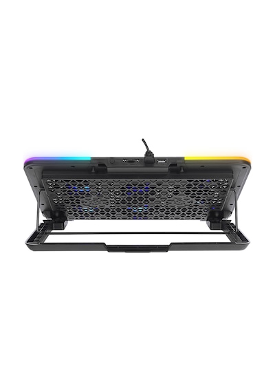 Rampage Sixpower R9 6 Fan RGB Telefon Tutuculu USB Çoklayıcı Notebook Soğutucu Stand