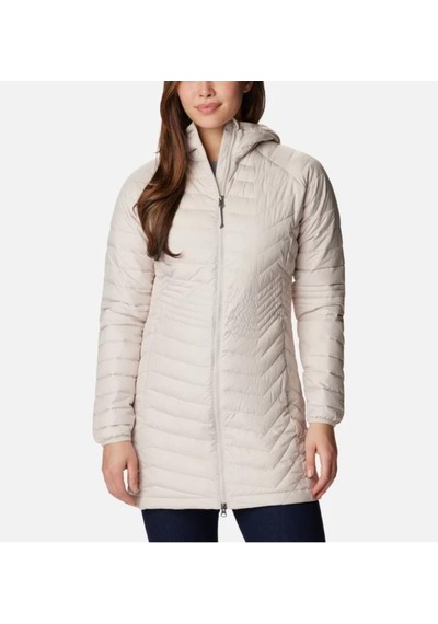 Helly Hansen Columbia Powder Lite Mid Jacket Kadın Mont Ekru
