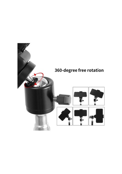 Kumandalı Tripod 2.1 Mt Telefon Ring Light Tutucu Lamba Işık Ayağı