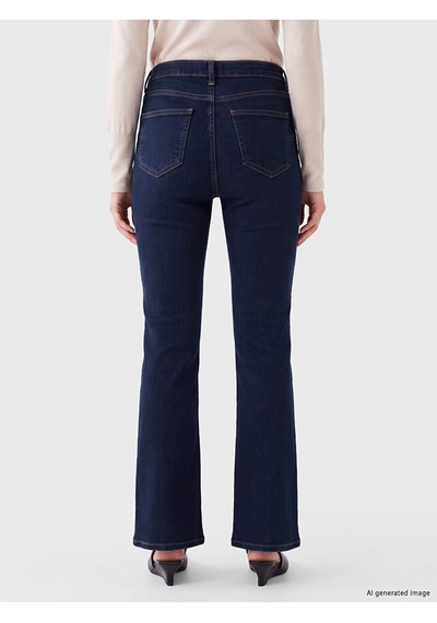Lcwaıkıkı Classic İndigo Flare Kadın Jean Pantolon