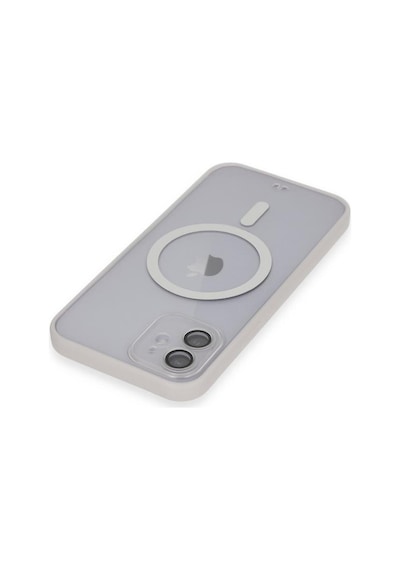 Apple Uyumlu iPhone 11 Kılıf Lensli Magsafe Mat Kenar Renkli Kapak