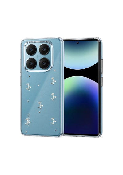 Xiaomi Redmi Note 14 Pro 4g Fiyonk Desenli Kapak - Desen 4 Mavi