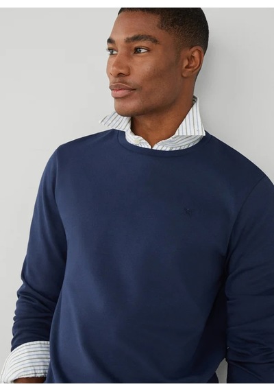 Hackett Lacivert Erkek Pamuklu Sweatshirt Hm581165