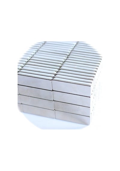 10 Adet 30x10x3 Mm Süper Güçlü Neodyum Mıknatıs Dikdörtgen Köşeli Magnet