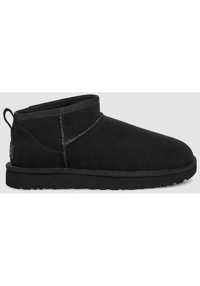 UGG W Classıc Ultra Mını Siyah Kadın Kar Botu Siyah