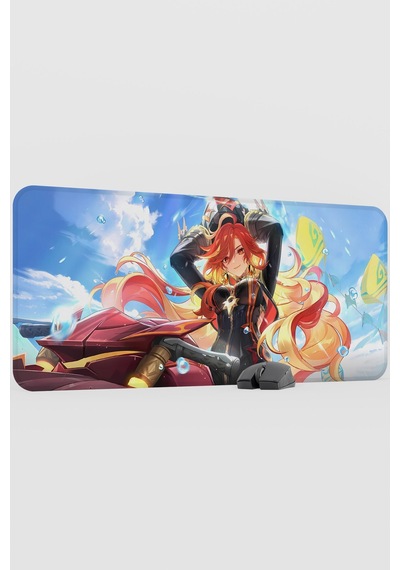 Mavuika Genshin Impact Anime Gacha V1 - 90x40 Xxl Gaming Mouse Pad Fare Altlığı