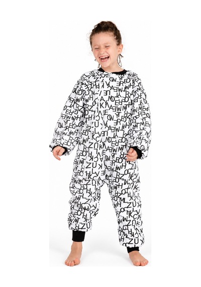 Babyhola 2.5 Tog Yorgan Gerektirmeyen Kalın Elyaf Dolgulu Çocuk Uyku Tulumu Pamuk Astarlı Unisex 6020 Krem