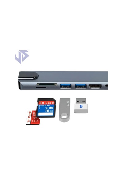 Beemen Çoklayıcı Type-C 4K HDMI SD USB 3.0 Hub