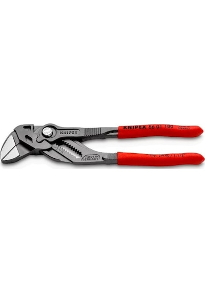 Knıpex Düz Ağızlı Rekor Fort Pense Buton Ayarlı 180 Mm 8601180