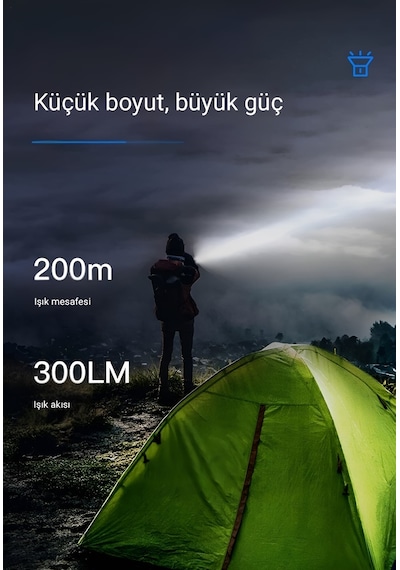 Philips SFL1236 3W 300 Lümen Şarj Edilebilir LED El Feneri Siyah | Ultra Hafif, 3 Işık Modlu (200MT Menzil, IP44 Su Geçirmez) (Ramwhite Garantili) Siyah