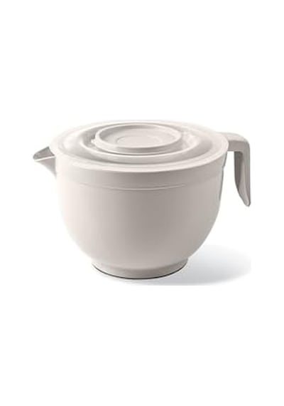 Maske Karıştırma Kabı -3 Lü Set Silikonlu Kırılmaz Gri Renk Çok Renkli