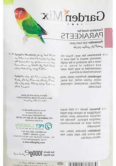1 Kg Platin Paraket Yemi, Enerji Dolu Ve Besleyici