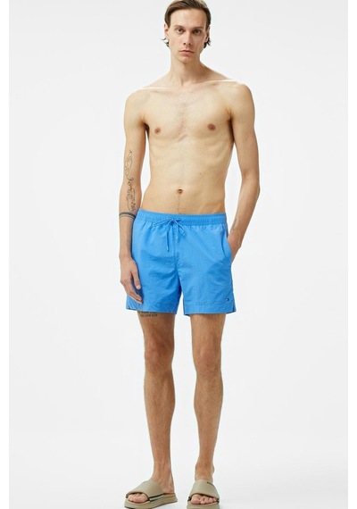 Tommy Hilfiger Medium Drawstring Men's Swimming Reguler Fit Shorts Erkek Deniz Şortu Mavi