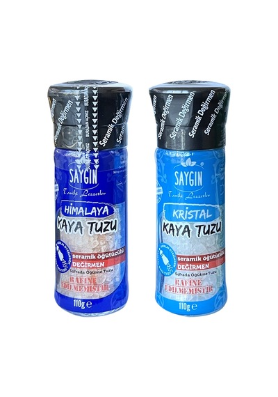 Saygın Himalaya ve Kaya Tuzu Öğütücülü 2 x 110 G