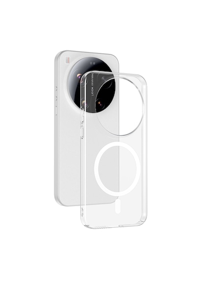 Xiaomi 17 Ultra Kılıf Darbe Emici Korumalı M-safe Şarj Özellikli Şeffaf Z-london Sert Pc Kapak