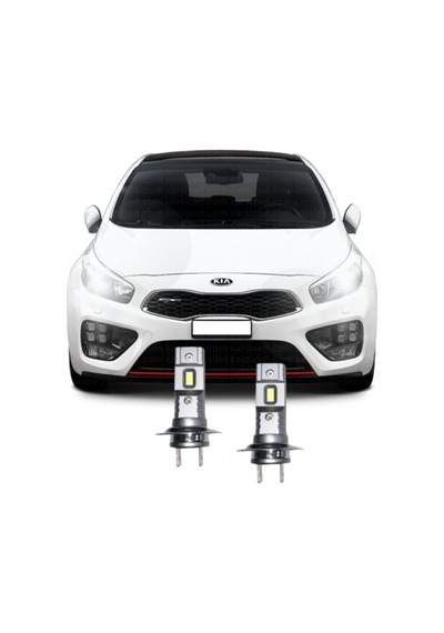 Megamarket06 Kıa Ceed Led Kısa Far Ampulü Mini Led 2'li Set H7