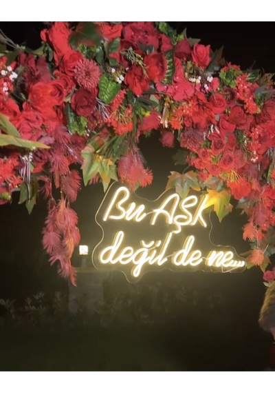 Bu Aşk Değil De Ne Neon Led Renkli