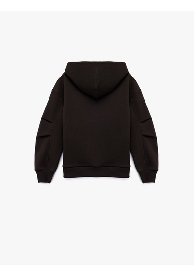 Koton Uzun Kollu Cepli Basic Fermuarlı Şardonlu Kapşonlu Sweatshirt Kahverengi 6wkg10579ak Kahve Koton Uzun Kollu Cepli Basic Fermuarlı Şardonlu Kapşonlu Sweatshirt Kahverengi 6wkg10579ak Kahve