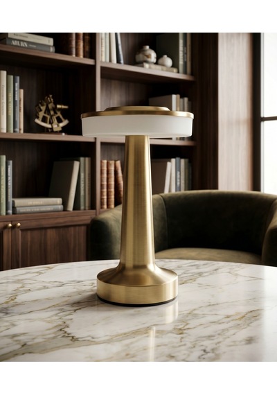 Cata Ct 8435 Oslo Gold Kasa Şarjlı Masa Lambası 3 Renk