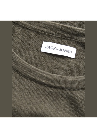 Jack & Jones Erkek Bisiklet Yaka Triko Kazak - Emil - 12208364 Çok Renkli