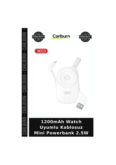 1200mah Watch Uyumlu Kablosuz Mini Powerbank 2.5w Taşınabilir Seyahatler Yenilikçi Çok Renkli