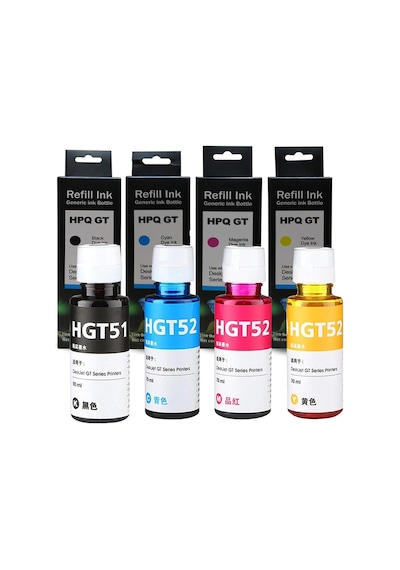 Hp Gt52/Gt51/Gt5810/Gt5820/Hp315 Uyumlu Renkli Set Mürekkep