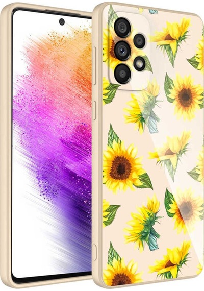 Samsung Uyumlu Galaxy A73 Kılıf Kamera Korumalı Desenli Sert Silikon Zore Epoksi Kapak NO2