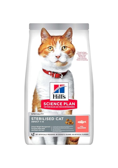 Sp Somon Kısırlaştırılmış Yetişkin Kedi Maması 3kg Avantajlı Paket