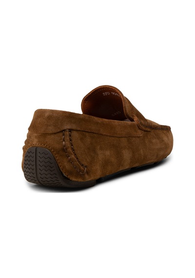 Deery Erkek Hakiki Süet Taba Rengi Penny Loafer - E0920mtbac01