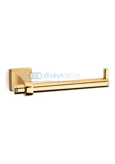 Line Tuvalet Kağıtlığı Gold Kaplama