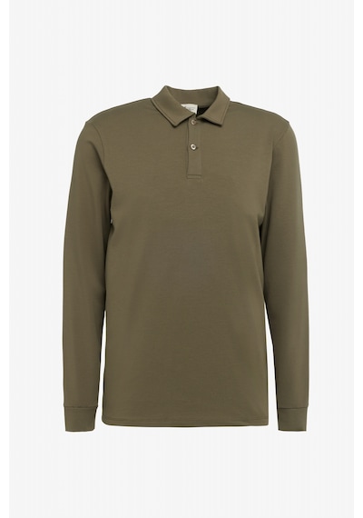 AC&Co / Altınyıldız Classics Erkek Hakı Pamuklu Slim Fit Dar Kesim Polo Yaka Uzun Kollu Esnek Tişört Hakı AC&Co / Altınyıldız Classics Erkek Hakı Pamuklu Slim Fit Dar Kesim Polo Yaka Uzun Kollu Esnek Tişört Hakı