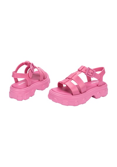 Mini Melissa Ella Infantil Preto Kız Çocuk Sandalet Pembe 36442