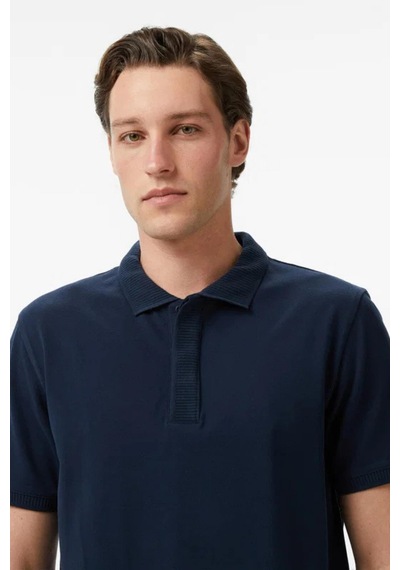Nautica Erkek Lacivert Regular Fit Polo Yaka T-shirt-14710