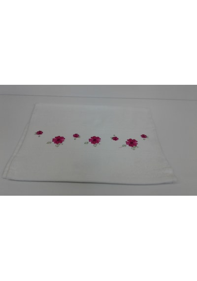 Soley Gardenya Nakışlı Mutfak Havlusu 6 Lı Pembe