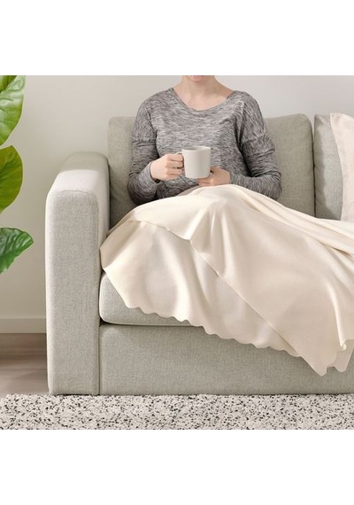 Ikea Thorgun Polar Koltuk Örtüsü Tek Kişilik 120 X 160 Cm Açık Pembe