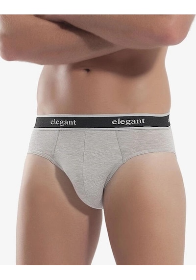 Elegant 1951 Erkek Modal Slip Külot Beyaz