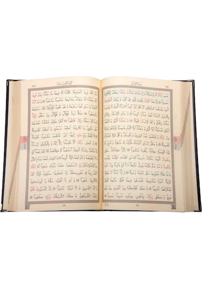 Hafız Boy Suni Deri Kur'An-I Kerim (2 Renkli. Özel. Mühürlü) N11.1592