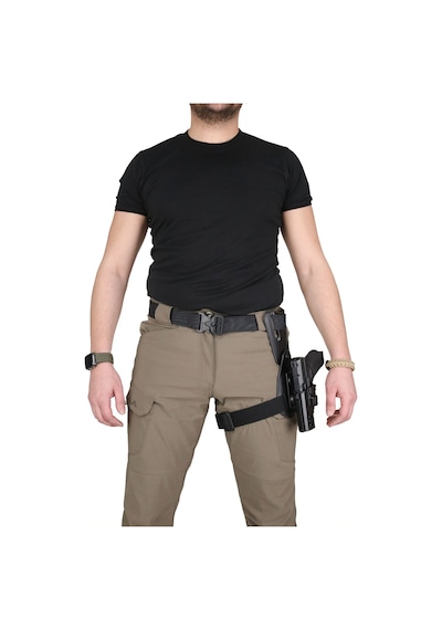 Black Grips Sarsılmaz Sar9 & Sar9 Mete Sol El Uyumlu Polimer Kılıf + Alçak Taşıma Aparat // Siyah Siyah