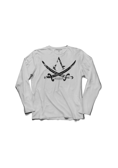 Assassıns Assassın'S Creed 4 5 Iv Black Flag Uzun Kollu Tişört (518424923)