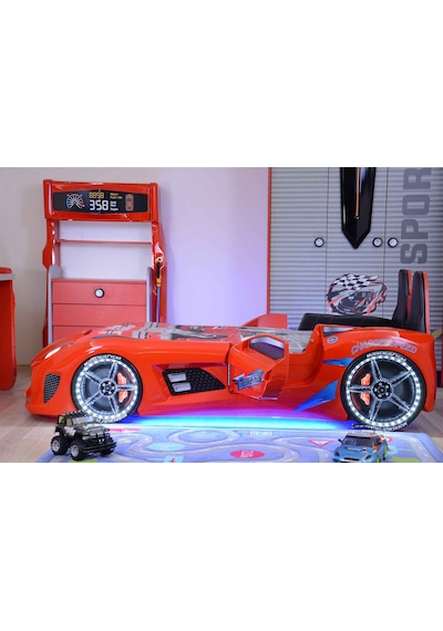 Setaymobilya Arabalı Yatak , Audi V7 Full Led+ Full Kapıları Açılan + Koltuklu