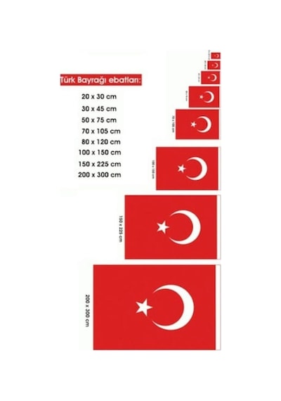 Türk Bayrağı 100x150 Cm Ebatında Kaliteli Kumaş Türk Bayrağı Al Bayrak 100 150 Bez Bayrak Diğer