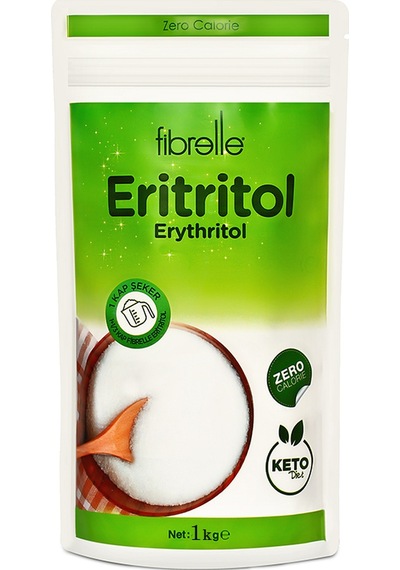 Fibrelle Eritritol Tatlandırıcı Sıfır Kalori 1 KG