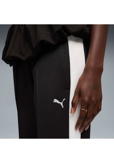 Puma T7 Kadın Geniş Paçalı Eşofman Altı 636884 01 Siyah