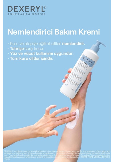 Emollient Kuru Ve Atopik Ciltler İçin Yumuşatıcı Nemlendirici Krem 500 Gr