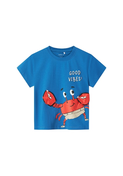 Name It Nmmfısh Nreg Ss Top Box Mavi Erkek Çocuk Kısa Kol T-shirt 000000000102263546 Mavi